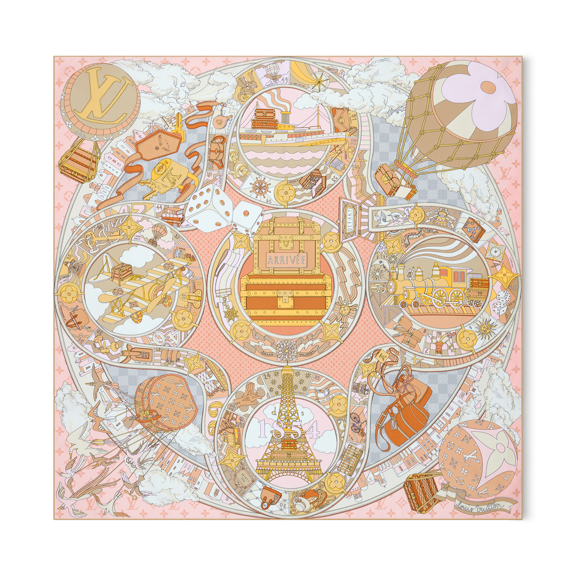 LV Journey Square 90 S00 - Women - Accessories | LOUIS VUITTON ®